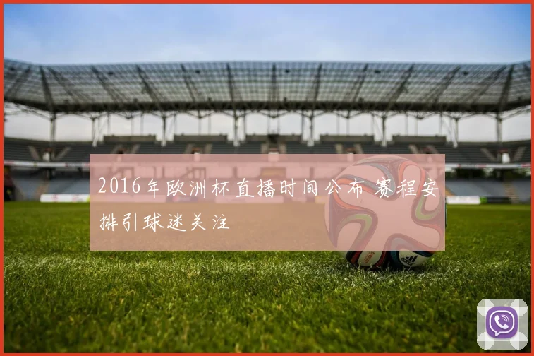 2016年欧洲杯直播时间公布 赛程安排引球迷关注
